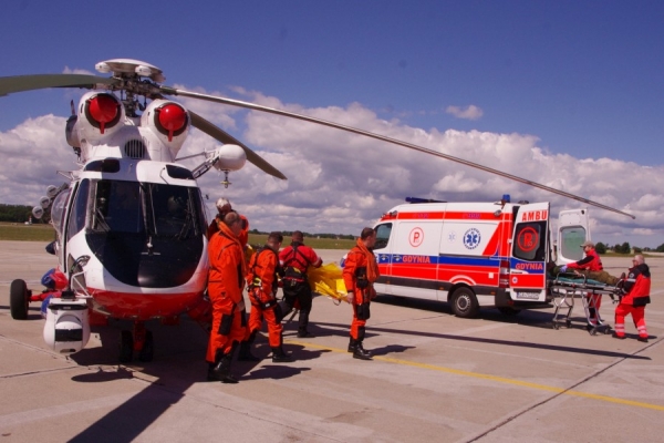 Akcja ratownicza na Bałtyku